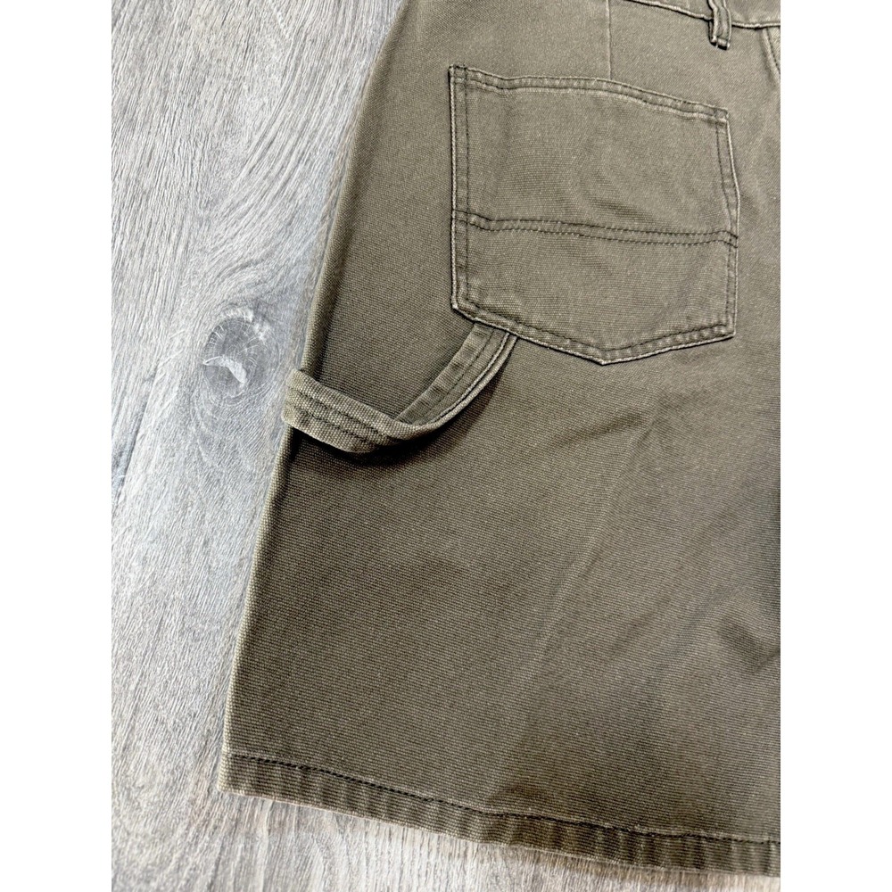 y2k workwear utility urban carpenter jean short canvas mud WeSC NWT size 30 MP50 - Picture 8 of 12
